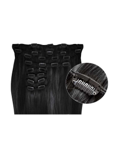 Extension clip capelli sintetici volume extra 50 cm - nero
