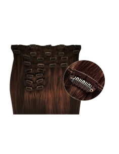 Extension clip capelli sintetici volume extra 50 cm - cioccolato