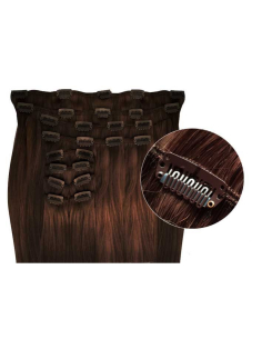 Extension clip capelli sintetici volume extra 63 cm - cioccolato