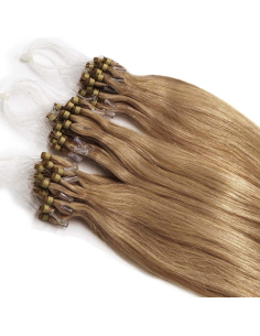 Extension microring capelli lisci 48 cm - biondo dorato