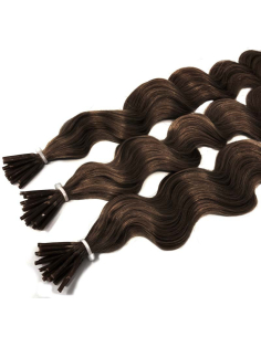 Extension a freddo capelli ricci 50 cm - cioccolato
