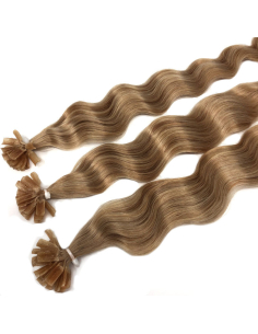 Extension cheratina capelli ricci 50 cm - biondo dorato