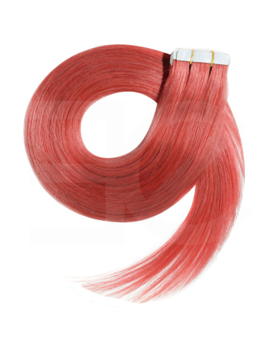 Extension biadesive capelli lisci 50 cm - rosso