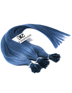 Extension microring capelli lisci 50 cm - blu