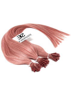 Extension a freddo capelli lisci 50 cm - rosa