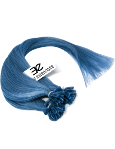 Extension cheratina capelli lisci 50 cm - blu