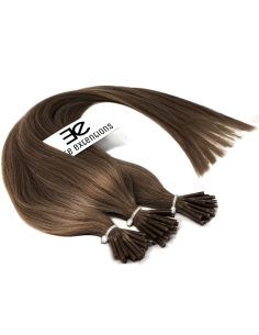 Extension a freddo capelli lisci 50 cm - nocciola