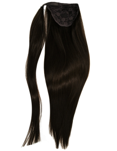 Ponytail castano scuro 50 cm capelli naturali
