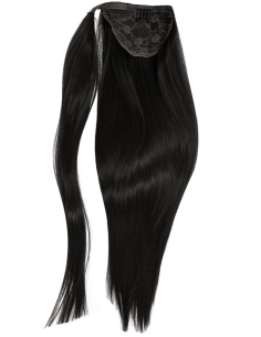 Ponytail nero 50 cm capelli naturali