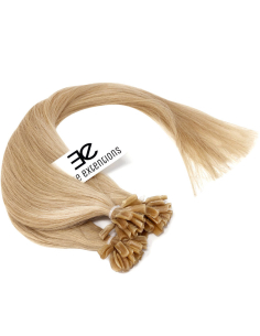 Extensions à chaud blond cendré cheveux raides 50 cm 0.85 Gr