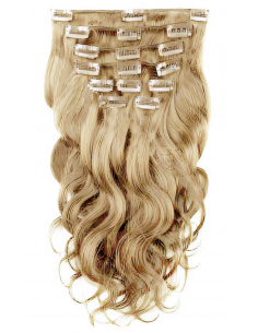 Extension clip capelli mossi 53 cm - biondo