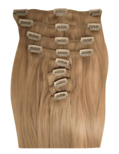 Extension clip capelli lisci 53 cm - biondo dorato